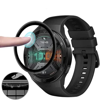 1/2PCS Zaščitno folijo Kritje Za Huawei Watch GT 2e / GT2 E Smartwatch Full Screen Protector GT2E Primeru 3D Ukrivljen Rob film