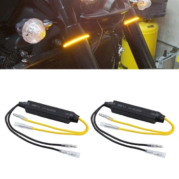 1Pair Vključite Opozorilne Luči Odpornost Dekoder Motocikel Kazalnik 27W 26 Ohmov LED Luči Obremenitve Upor Flasher Flash Blinker Adapter