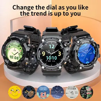 2021 Novo LOKMAT NAPAD 3 Smart Watch -združljiv Klic Srčni utrip IP68 Vodotesen Sporočila Opomnik Smartwatches