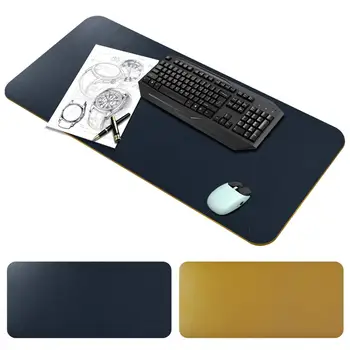 Dvojno strani PU Usnje Uporabni Mouse Pad 95*40 cm Velike Prenosne Igralne Mousepad Nepremočljiva Desk Pad Grand Mat