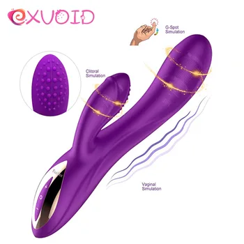 EXVOID Dildo, Vibrator G-Spot Massager Orgazem Odraslih Izdelkov Sex igrače za Ženske Dvojno Motornih Rabbit Vibrator za Klitoris Stimulator