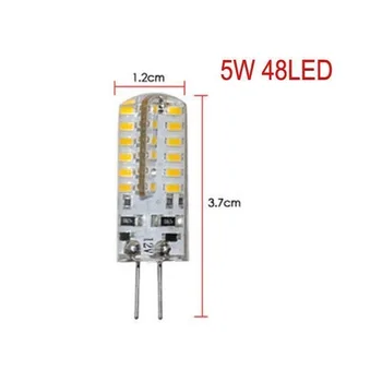 G4 3014SMD 3W-9W LED Kristal, žarnice luči LED Žarnice Lestenec DC12V/AC110V/AC220V