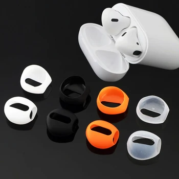 HAWEEL 2pcs/par blazinic za Airpods Brezžična tehnologija Bluetooth za iphone 7 AirPods silikonski ušesni pokrovčki za slušalke primeru earpads eartips