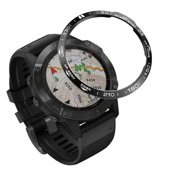 Iz nerjavečega Jekla Smartwatch Kritje Za Garmin Fenix 6 6X Pro 5 5 Plus Plošče Tesnilo Lepilo Anti Scratch Zaščitno Kovinsko Watchband