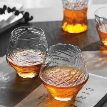 Japonski Meglen Zrak Kozarec Vina Snežinke, ki Padajo Viski Mešalniku Kladivo Vzorec Whisky Pokal XO Žganje Kozarci Wineglass