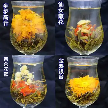 Kitajski Čaj 16 Kosov Cvetoči Čaj Različnih Cvet Čaj Ročno Cvet Kitajski Cvetenja Kroglice Zeliščni Obrti Cvetje, Darilni Ovojni