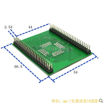 LQFP-100 pretvorbo programer 0,5 mm igrišču 14X14 IC test vtičnico STM QFP100