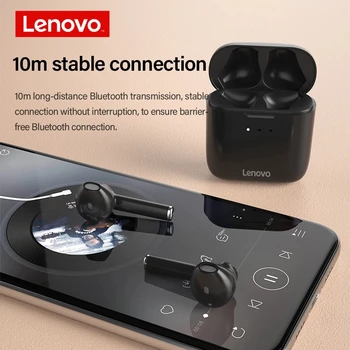 Novi Lenovo QT83 TWS Brezžične Slušalke Touch Kontrole Hi-fi Stereo Slušalke Športne Slušalke z Mikrofonom Bluetooth 5.0