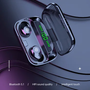 Novih Zasebnih Model TWS Bluetooth Brezžične Slušalke Binaural Športne Mini Vodoodporno OEM v Uho 5.1