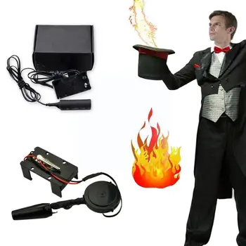 Ogenj Triki Elektronski Ogenj Žogo Lansirne Čarobno metalec ognja Magic Show Trik Pripomočki Rekviziti Fazi E3P6