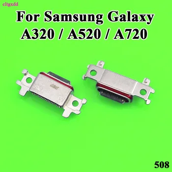 Original 2017 A3 A5 A7 Mikro Polnilnik Vrata Dock Priključek Za Samsung Galaxy A320 A520 A720 Polnjenje prek kabla USB Vtičnico Zamenjava