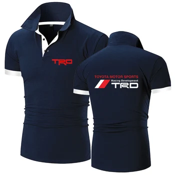 Poletje T-srajce Moda Toyota Motorsport TRD tiskanje Majice Moške Poletne Kratke Rokave Harajuku obleka Top Majice