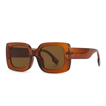 Prevelik Kvadratnih sončna Očala Ženske Luksuzne blagovne Znamke Oblikovalec Moških Vintage sončna Očala UV400 Buljiti Odtenki Velik Okvir Ženske Očala