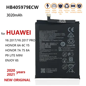 Prvotne 3020mAh HB405979ECW Baterija Za Huawei P9 Lite Mini Nova Uživajte 6S Čast 6A 6C 7A/7A Pro 7S 8A Y5 Y6/Y6 Pro 2017