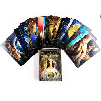 Queen of The Moon Oracle Tarot Kart Oracle Vedeževanje Zabava Stranke Igre Tarot in Različnih Tarot Možnosti