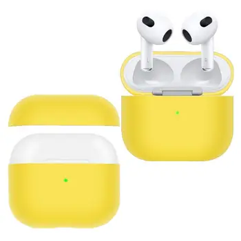 Silikonski Primerih Za Apple Airpods 3 Zaščitne naprave, ki so združljive Brezžične Slušalke Cover Za Apple Air Stroki Polnjenje Box
