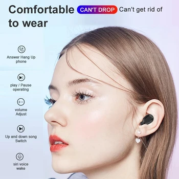 TWS L21 Pro Brezžični Bluetooth 5.0 Slušalke Stereo Slušalke Nepremočljiva Športne Slušalke Udobno Spanje Čepkov za Telefone