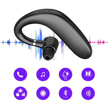 Uho Kavelj Slušalke Bluetooth Brezžične Slušalke Bluetooth 5.0 Slušalka Z Mikrofonom Stereo Šport Čepkov Za Vožnjo Sestanek