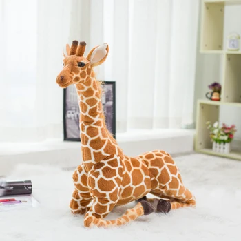 Veliko Resničnem Življenju Žirafa Plišastih Igrač Srčkan Polnjene Živali, Lutke Mehko Simulacije Žirafa Lutka Visoke Kakovosti Darilo Za Rojstni Dan Otroci Igrače
