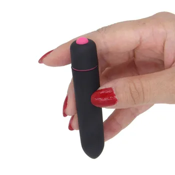 Zmogljiv 10 Frekvenca Mini Bullet Vibrator Vodotesen opozarjanje z vibriranjem Jajce Klitoris in G-spot Stimulator Dildo, Vibrator Sex Igrače za Ženske